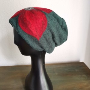 Czapka wełniana zielona