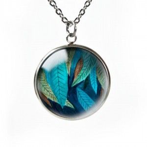 Jungle leaf naszyjnik