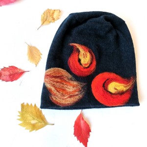 Czapka wełniana czarna