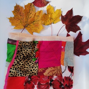 Komin patchworkowy kolorowy