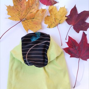 Czapka zielona ciepły kolor