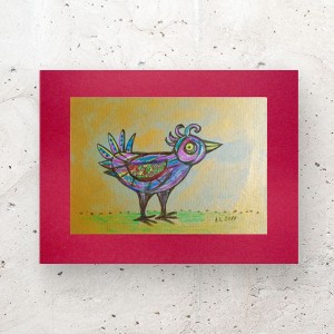 mały rysunek do salonu, oryginalny obrazek z ptaszkiem, ptaszek grafika do domu, ptak rysunek A4, obraz z ptaszkiem, ślub prezent, komunia prezent, prezent na slub, prezent do domu
