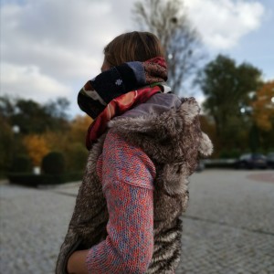 Komin patchworkowy na podszewce