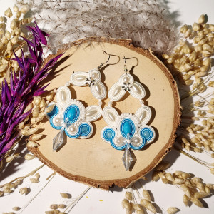 Blue Romance - kolczyki sutasz