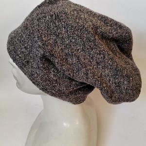 Czapka damska melanż niebieski