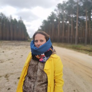 Komin patchworkowy na podszewce