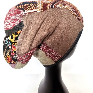 czapka patchworkowa miła i ciepła