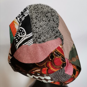 czapka patchworkowa miła i ciepła