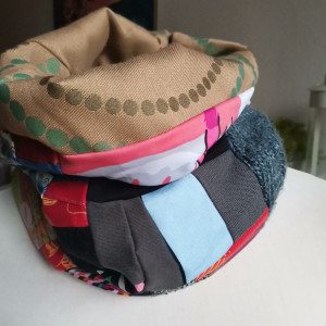 Komin patchworkowy na podszewce