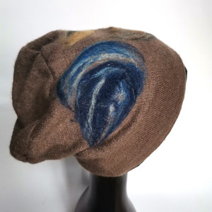 Czapka wełniana braz