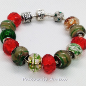 makowa polana bransoletka w stylu pandora