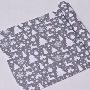 Bieżnik świąteczny, serweta na świąteczny stół, bieżnik bawełniany na święta choinki