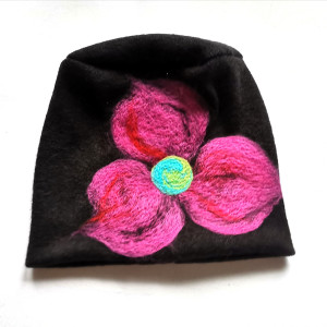 Czapka wełniana czarna