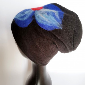 Czapka wełniana czarna