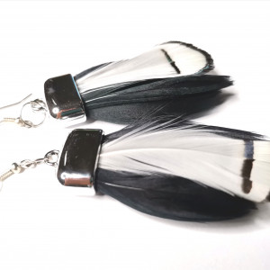 Kolczyki pióra lekkie