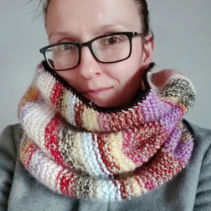 Komin ECOetnica z resztek robiony multikolor 001