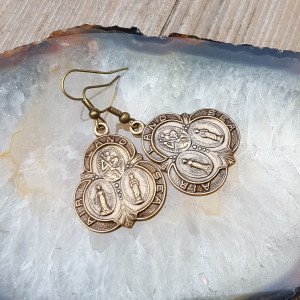 Kolczyki Ziemia Morze Powietrze