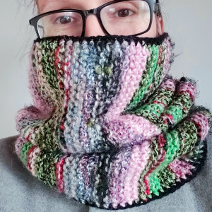 Komin ECOetnica z resztek robiony multikolor 002