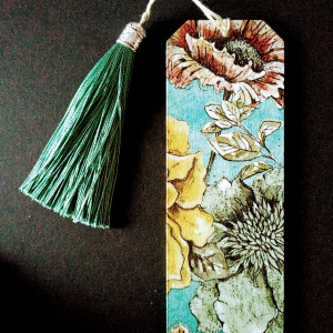 Zakładka do książki Kwiatowo