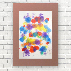 abstrakcyjny rysunek  30x40, boho dekoracja na ścianę, kolorowa grafika do domu, abstrakcyjny rysunek do biura, abstrakcja do sypialni, grafika do loftu