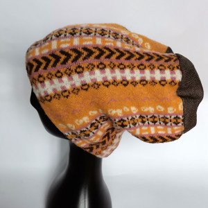 Turkusowa ciepła welniana