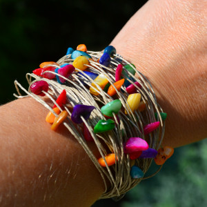 MADŻENNA - LEN MASA PERŁOWA