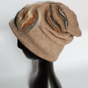 Czapka wełniana bez