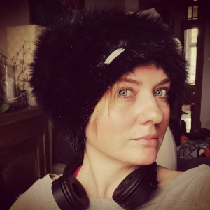 Czapka futrzana granatowa czern