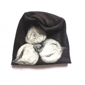 Czapka wełniana czarna