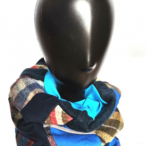 Komin patchworkowy na podszewce