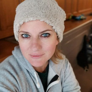 Czapka damska boho futrzak mis