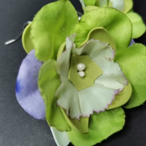 Kolczyki  wiszace duze kwiaty