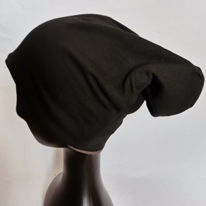 Czapka czarno pomaranczowa