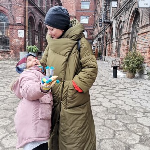 Czapka grafitowa smerfetka etno boho folk