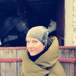 Czapka patchworkowa gwiazdy kólka