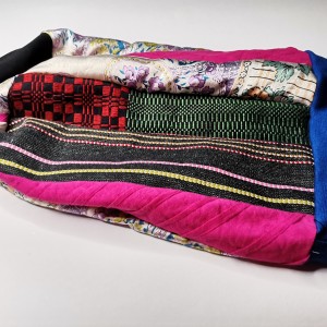 Czapka patchworkowa kwiaty folk