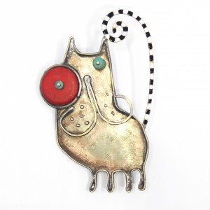 To była szalona  noc - broszka