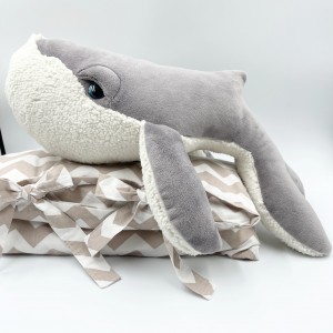 Maskotka Przytulanka WIELORYB handmade 50 cm
