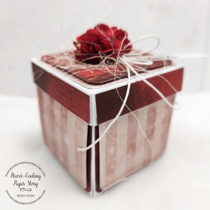 Miłosny exploding box - kartka na walentynki