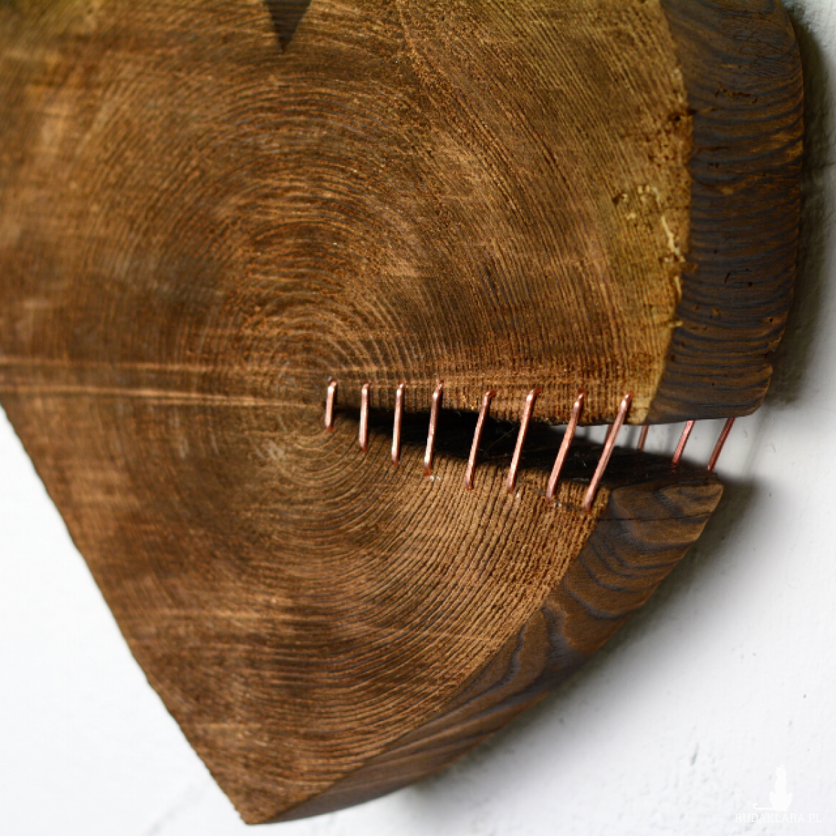Serce ze 120 letniego drewna - prezent nie tylko na Walentynki