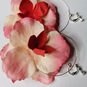 Klipsy kwiaty duze kola