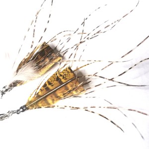 Klipsy patyczak pióra