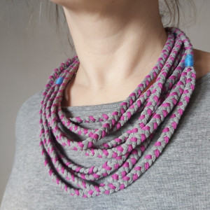 Naszyjnik ECOetnica etniczny masajka zamotka 062