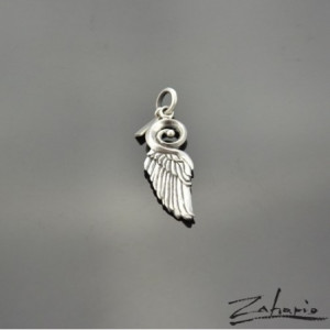 Wisior Skrzydło Duże Srebro Zahario