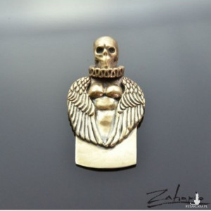 Wisior Nieśmiertelnik Queen Brąz Zahario