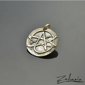 Wisior Znak Ateistów Brąz Zahario