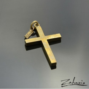 Wisior Krzyż Brąz Zahario