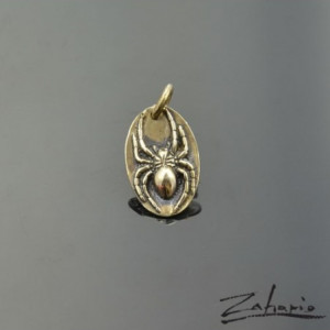 Wisior Pająk Brąz Zahario