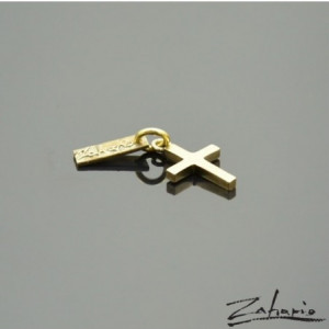 Wisior Krzyżyk Brąz Zahario