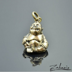 Wisior Śmiejący się Budda Brąz Zahario